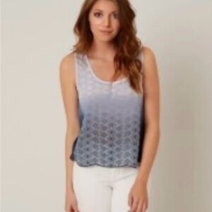 Gimmicks by BKE dip dyed embroidered tank